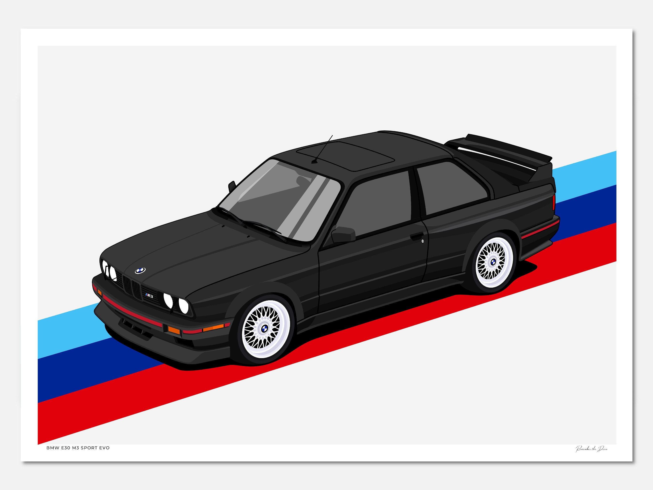 BMW E30 M3 Poster LIMITED Gift for E30 BMW Lovers and - Etsy UK