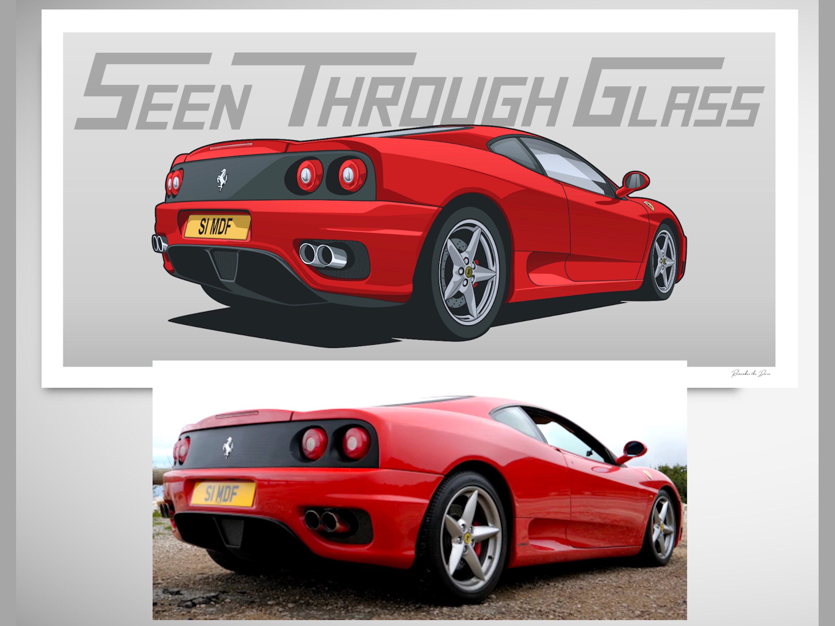 Personalized Car Poster Your Car as a Handdrawn Car Poster Etsy UK