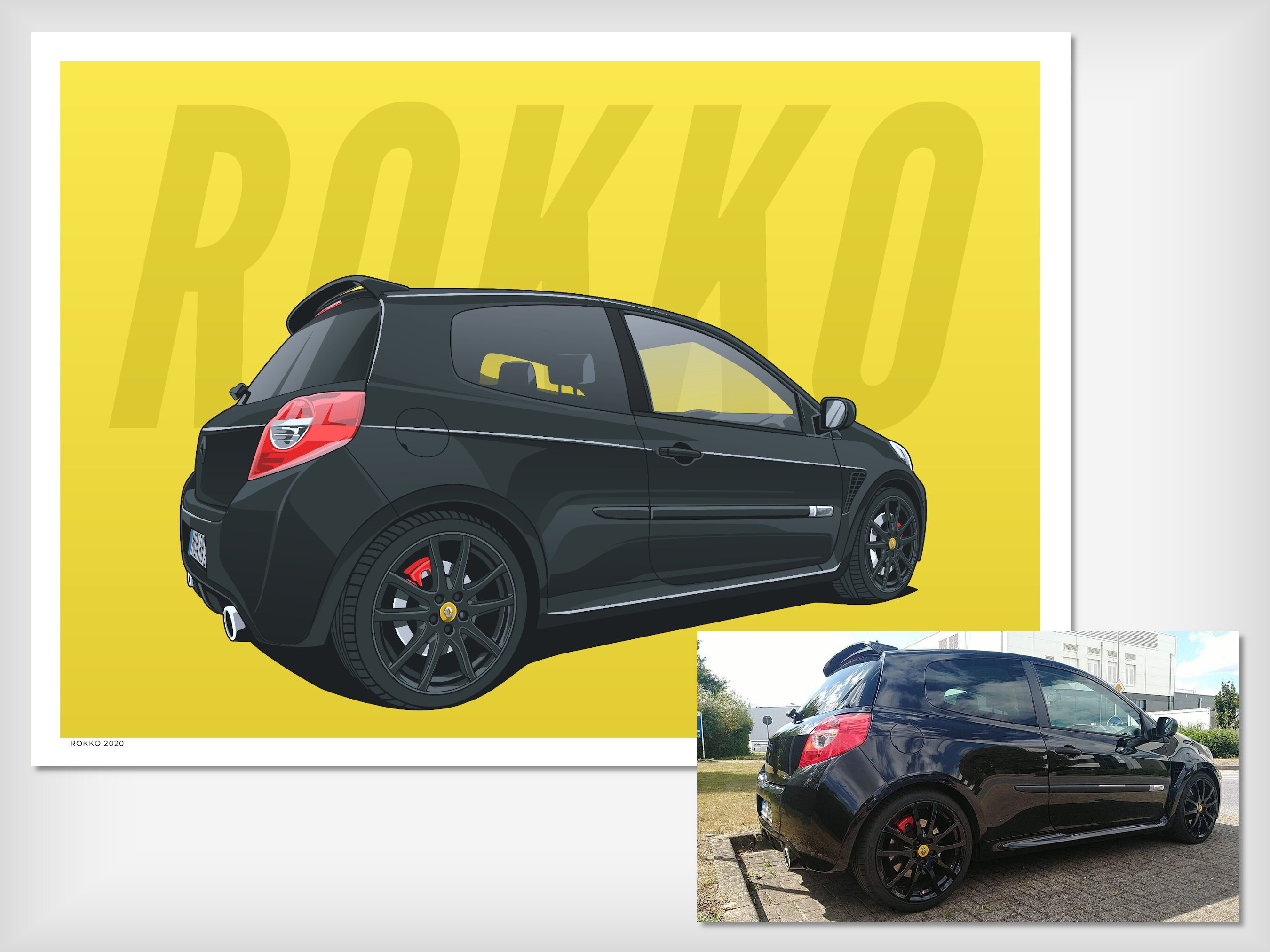 Personalized Car Poster Your Car as a Handdrawn Car Poster Etsy UK