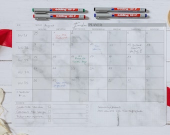 Family Planner Deluxe: Magnetic & Wipeable