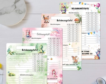 Magnetic Learning Joy: Children's Reward Chart – Achieving Goals in a Playful Way