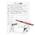 Efficient family management. A5 magnetic to-do list including pen