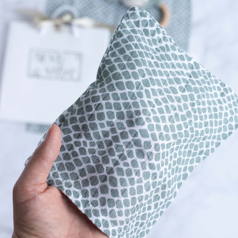 BENESINLU Baby Geschenkset Zur Geburt - Schmusetuch, Lätzchen & Beißring Aus 100% Bio-Baumwolle