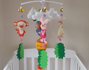 Winnie The Pooh Baby Mobile Etsy