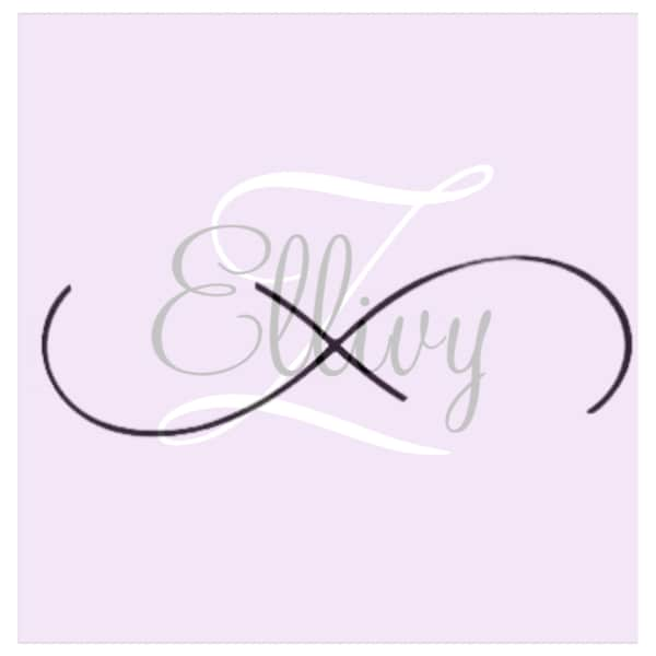 Open Infinity SVG & PNG File - Add your own words or images!