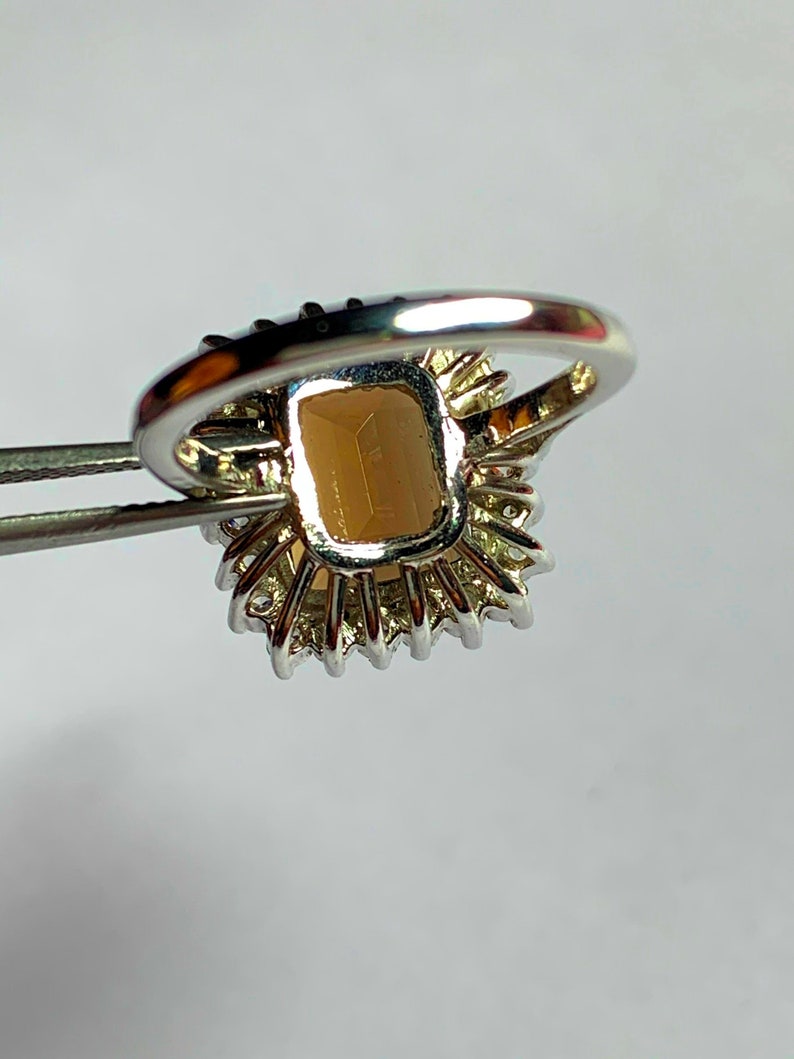 Natural Smoky quartz Ring-Handmade Silver Ring-925 Sterlinr Ring Stone Octagon Smoky quartz Ring-Promise Ring