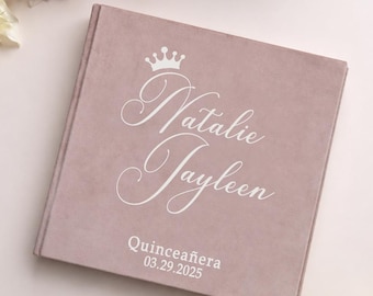 Personalized Quinceañera Slip-in Album, Sweet 16 Keepsake 5x7, Mis Quince Años Book
