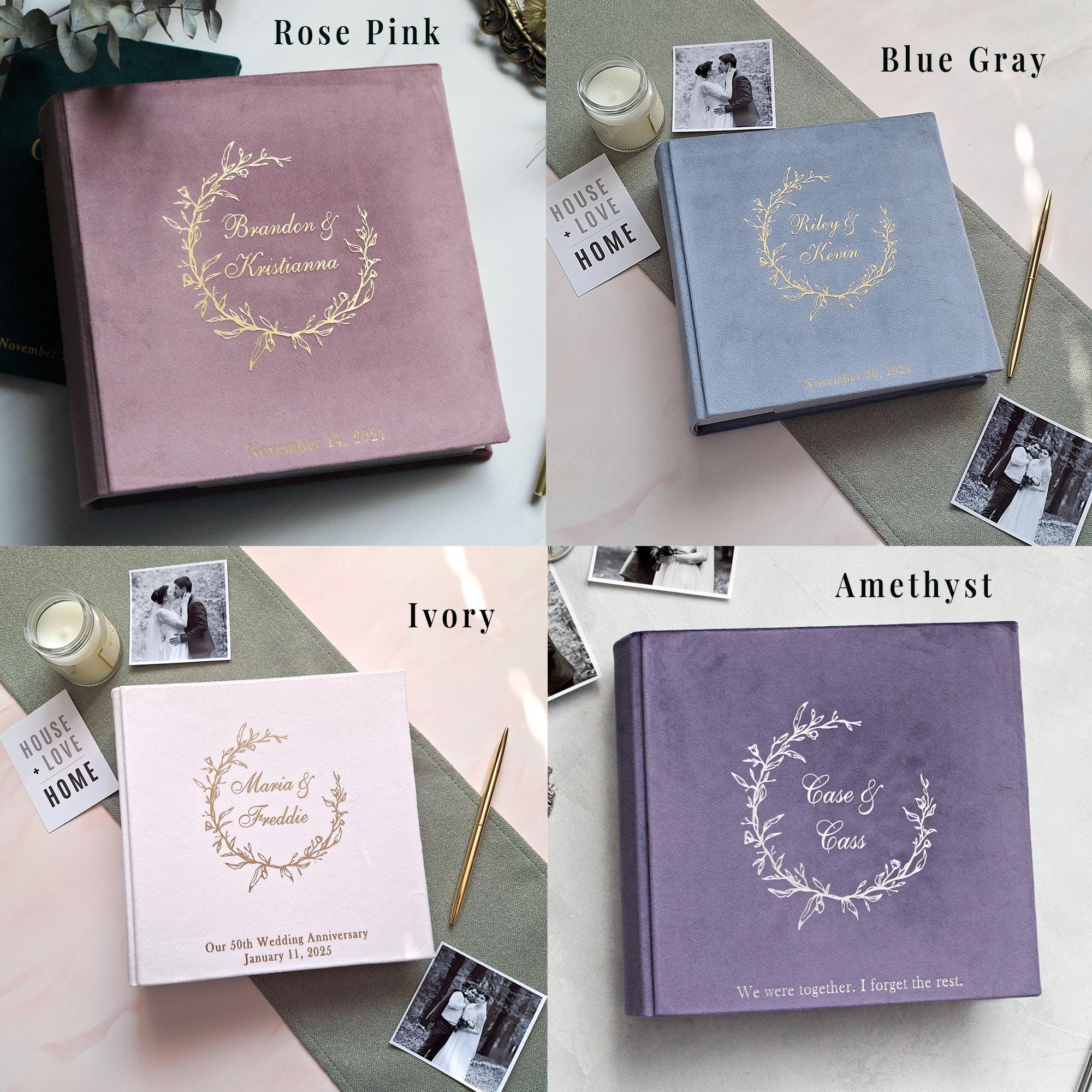 300 4x6 Pocket Album With Writing Space, Slip-in Photo Album