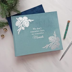 ミントクリスマスフォトアルバム、ノエルグリーティングギフト、クリスマスカード用アルバム、5x7フォトアルバム、6x8クリスマスアルバム、ファミリーアルバム、サンタアルバム