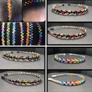 Beaded Chaquira Mexican Headbands