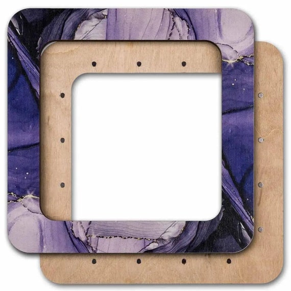 Cadre De Broderie Carré – 4 Tailles Réglables | Cerceau à Vis Pour Point De Croix & Artisanat