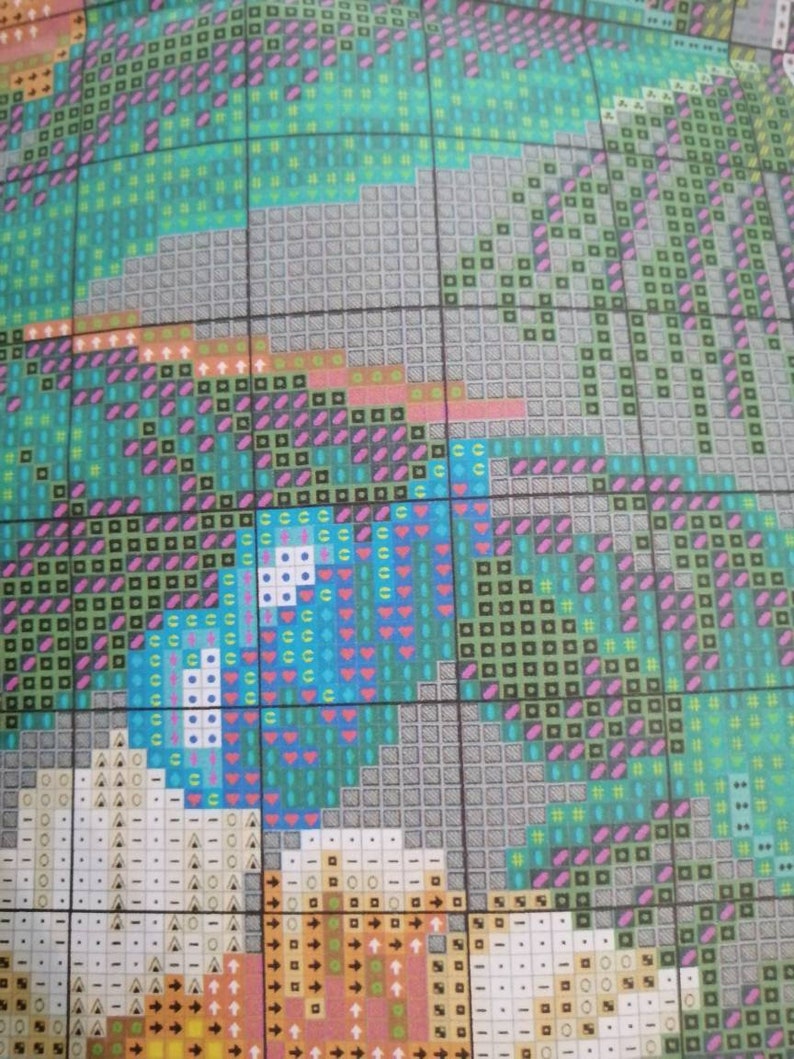 Tiger cross stitch kit Tropical animals embroidery kit Counted cross stitch chart DIY home decor Wild cat embroidery threads