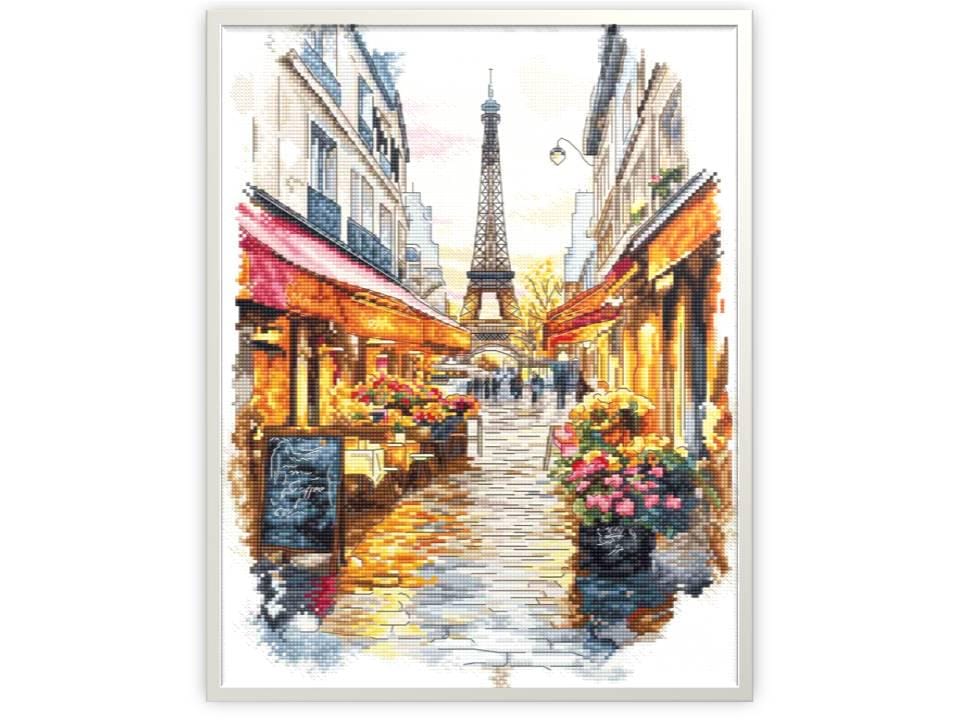 Letistitch のパリ クロスステッチ キット、手刺繍キット シティ
