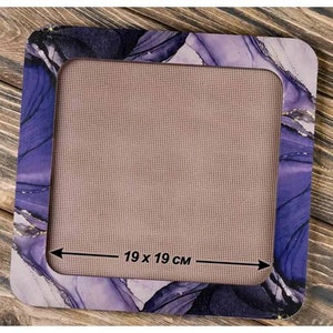 Colorful magnetic embroidery hoops 19*19cm, Embroidery frame on a plastic canvas, Wooden frame on magnets for cross stitch Mill Hill design