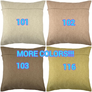 Cushion Back with Zipper to Finish a 16&quot; Pillow, Backing Fabric For Pillow cover with hidden zipper