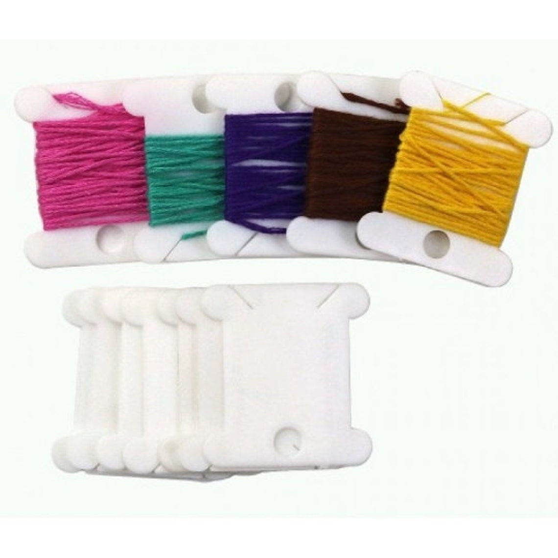 Plastic spools for thread 25 pieces floss spools Plastic Etsy