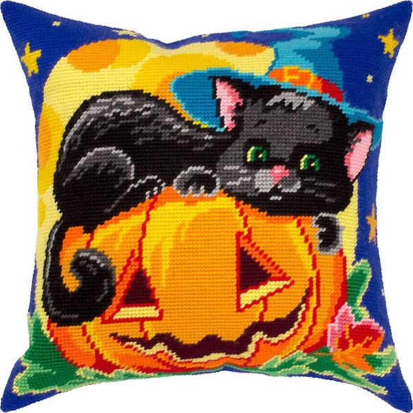 Needlepoint Pillow Etsy