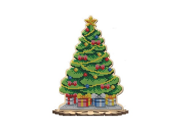 DIY Wooden Christmas Bead Tree, Christmas Toy Kit, Christmas Wooden Tree, Christmas  Tree Beads, Bead Stitching Decor, Beadwork Christmas Toy 