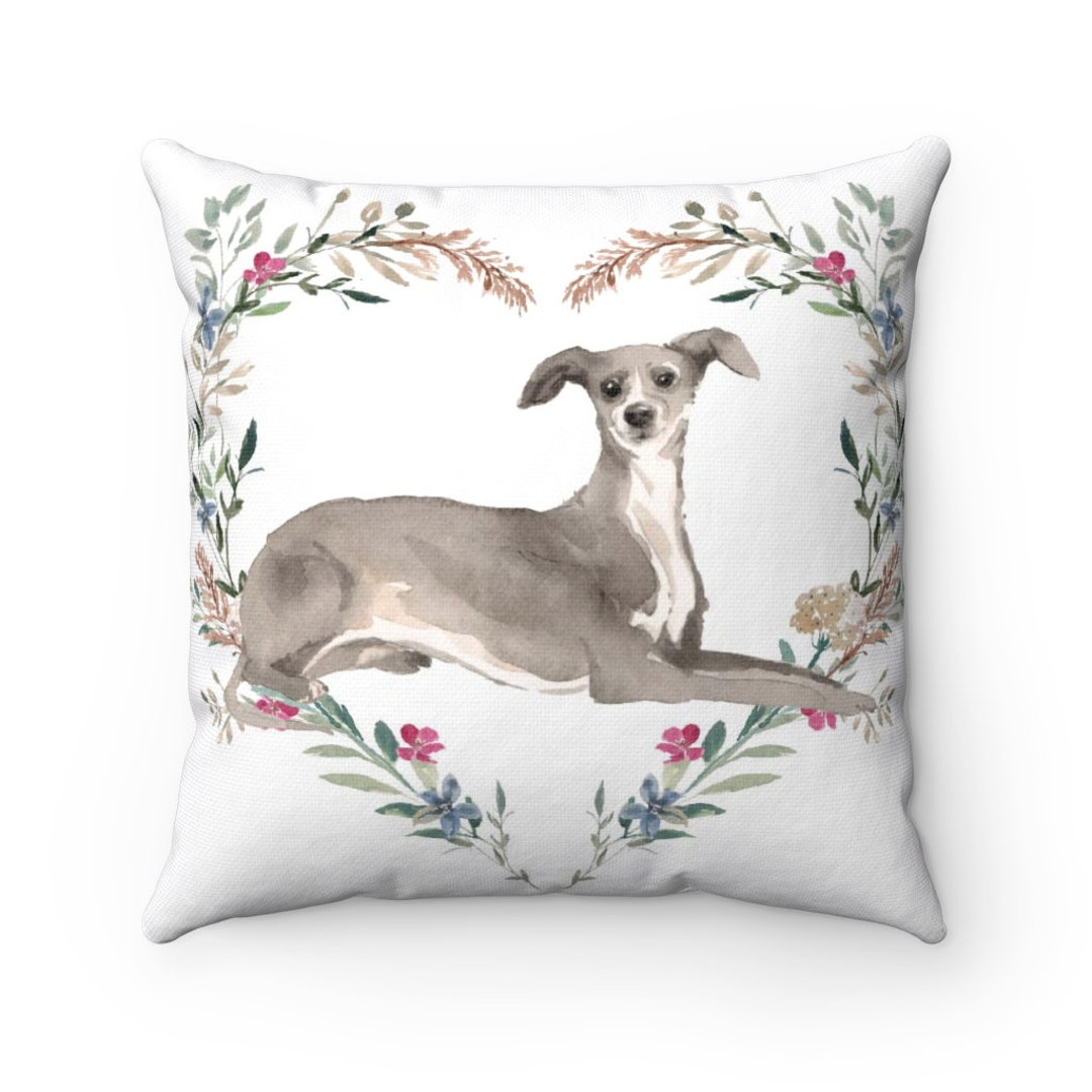 Italian Greyhound Pillow Italian Greyhound Gifts Italian Etsy