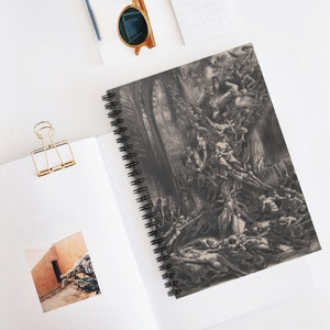 Witches&#39; Sabbath Spiral Notebook - Ruled Line, Dark Art, Occult, Gothic, Witch Journal