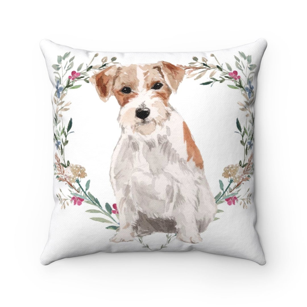 WZMPA Jack Russell Terrier Make-up-Tasche – 23 X 17 Cm, Wasserdichtes Leinen Mit Reißverschluss