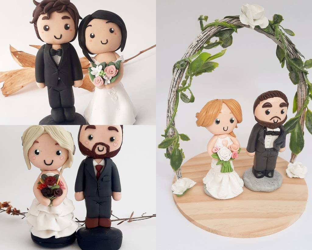 Topo de bolo Noivinhos jogando playstation  Muñecos tarta boda, Figuras  tarta boda, Novios para pastel