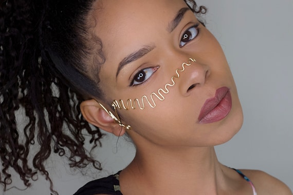 Face on sale ear cuff