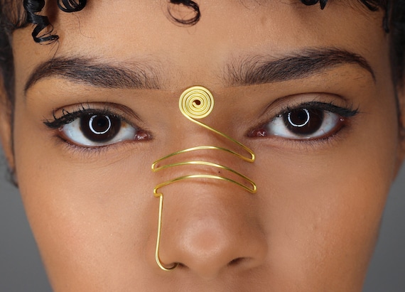 Third Eye Wire Nose Cuff No Piercing Needed Full Nose Cuff