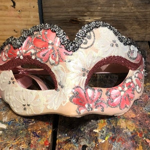 Original Venetian mask for children hand painted by local artisans for carnival parties