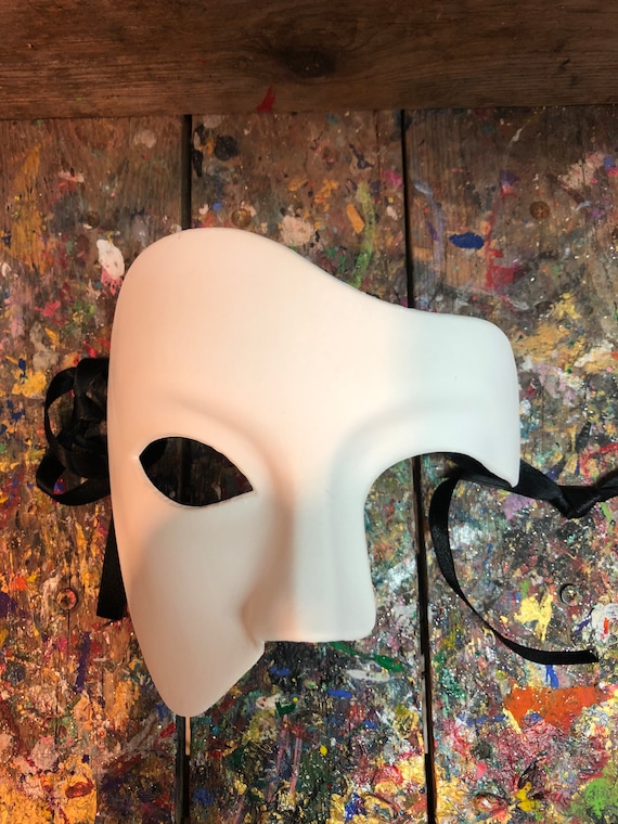 Magnético Dar una vuelta abortar Máscara fantasma de ópera Máscara de carnaval veneciana - Etsy España