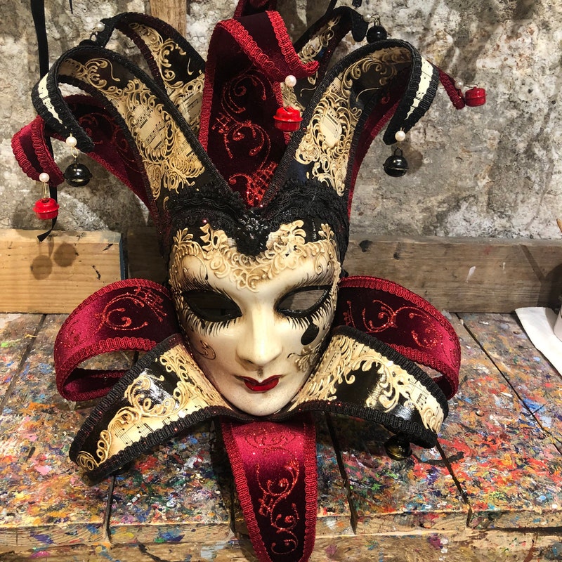 Jester Mask - Etsy