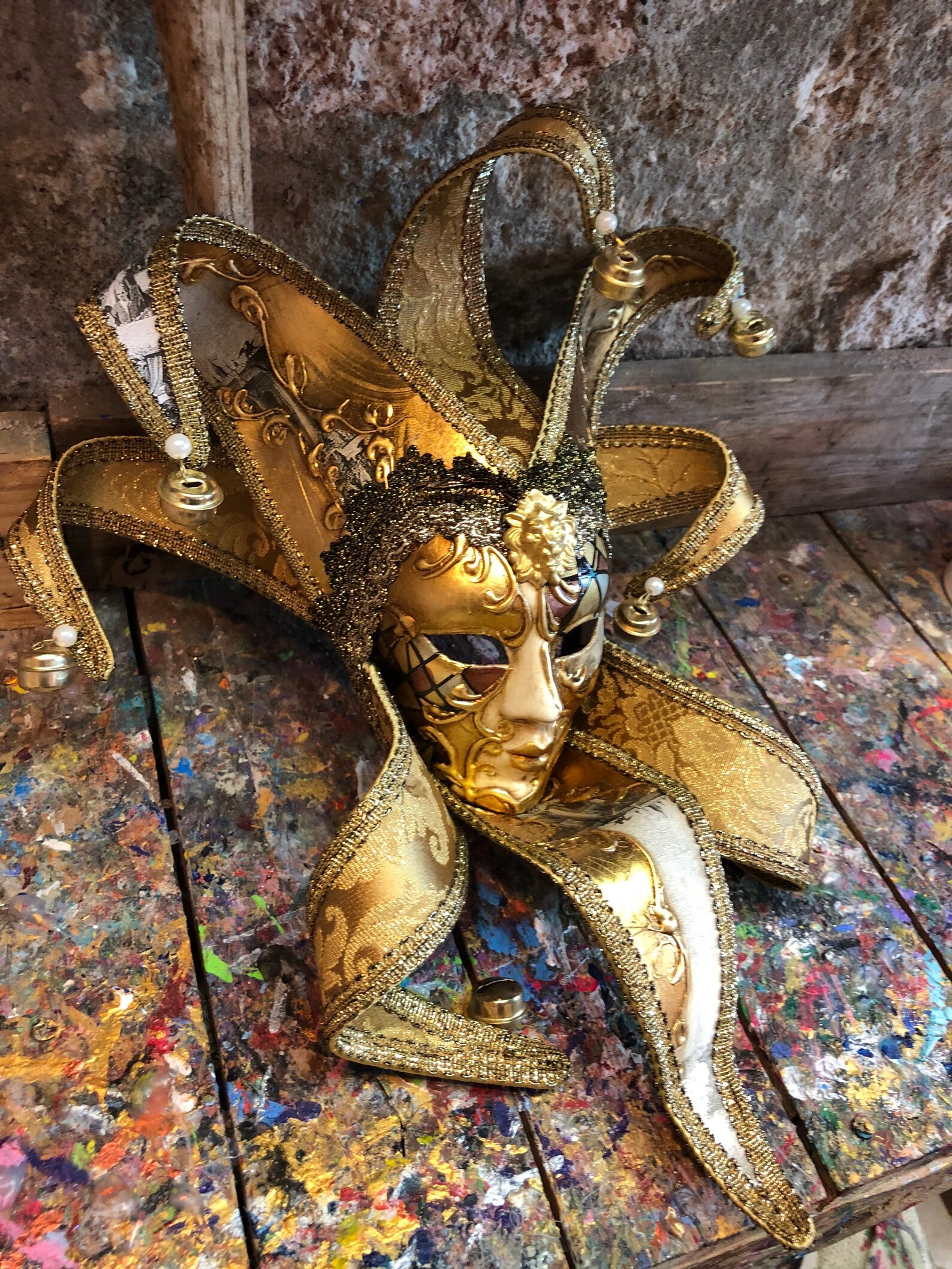 Mask Jolly Mask Original Mask Venice Etsy