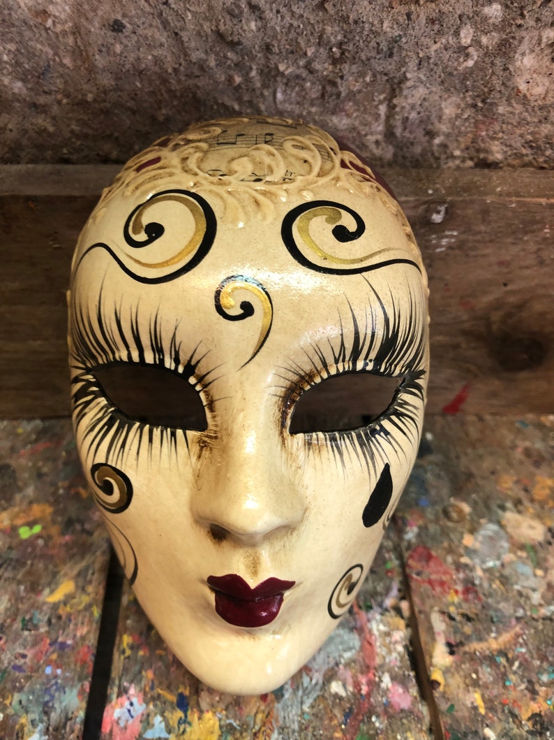 Carnival Face Mask Handmade Mask for Decorations Etsy