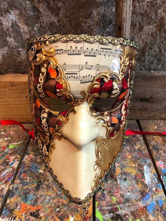 Handel opkald Diskret Casanova Venetian Mask Finely Decorated by Hand in Venice - Etsy Finland