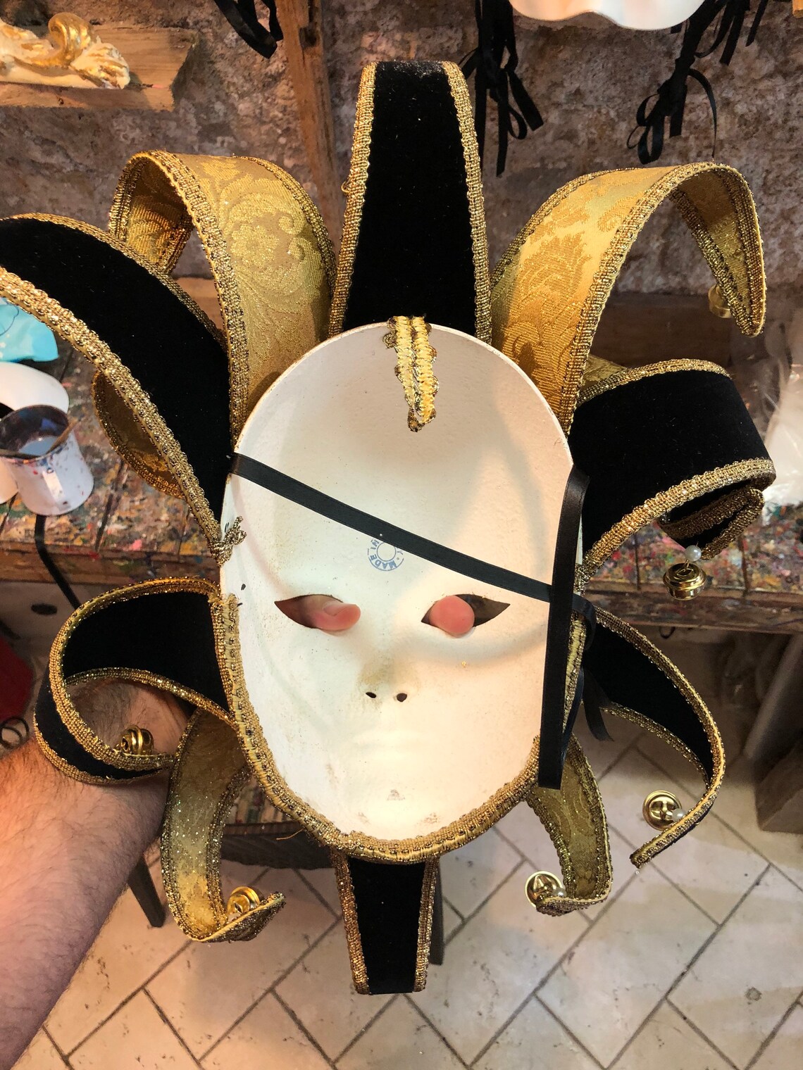 Mask Jolly Mask Original Mask Venice Etsy