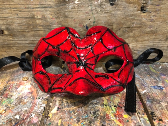 Máscara de carnaval de Spiderman Máscara veneciana de Spiderman
