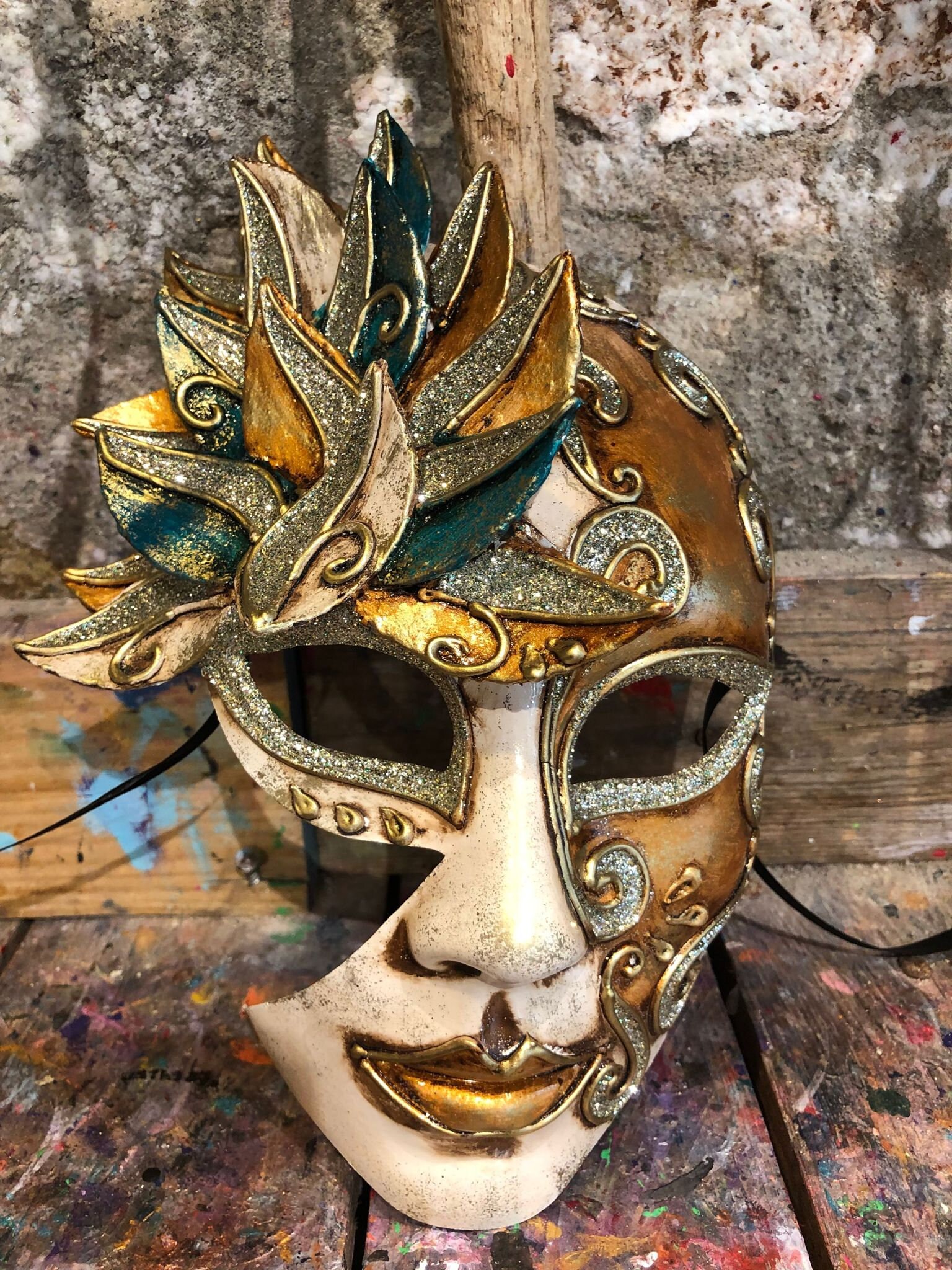 Venetian Masquerade Italian Decorative Mini Small Mask Party Favor Gift