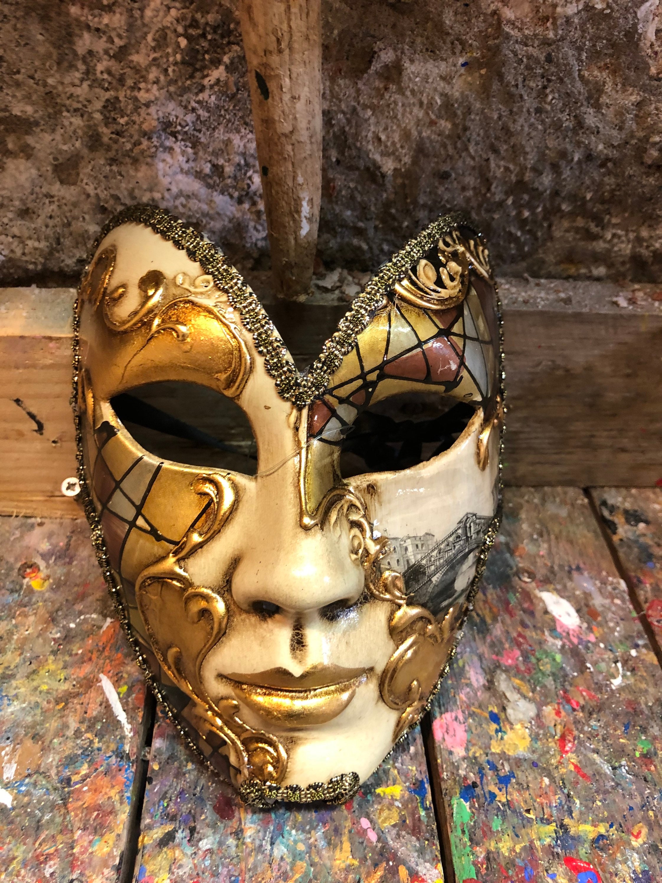イタリア ベニスで購入した仮面の置物 イタリア ベニスで購入した仮面の置物
