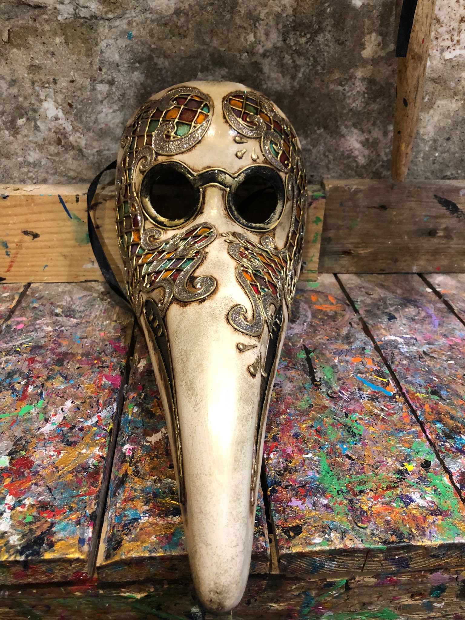 映画Eyes Wide Shut レプリカ プロップ マスク ベネチアンマスク