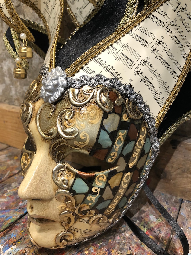 Original Jester Mask Crafted and Hand Painted Etsy