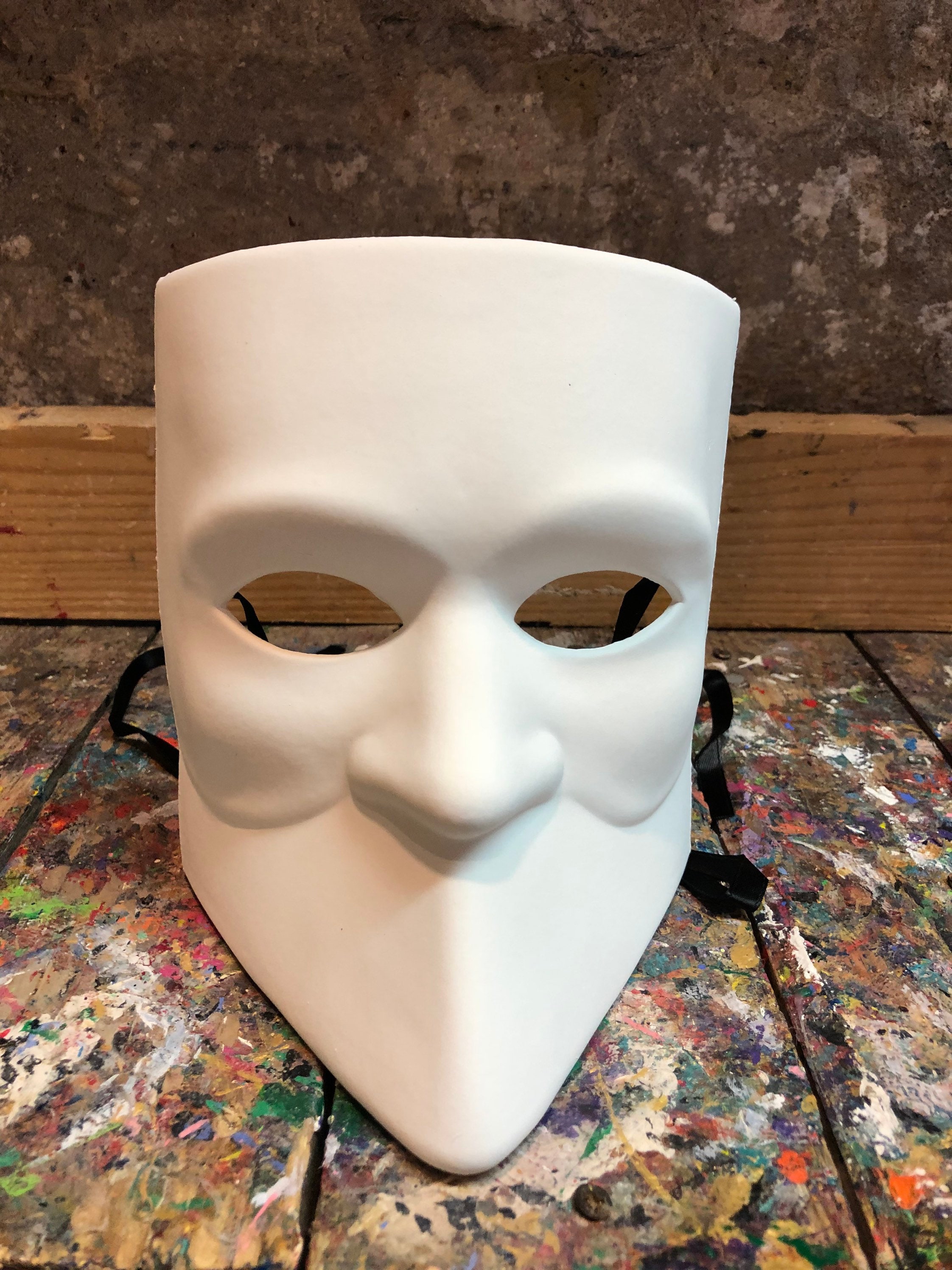 Blank Bauta Venetian Mask SKU: 102 - VENICE BUYS