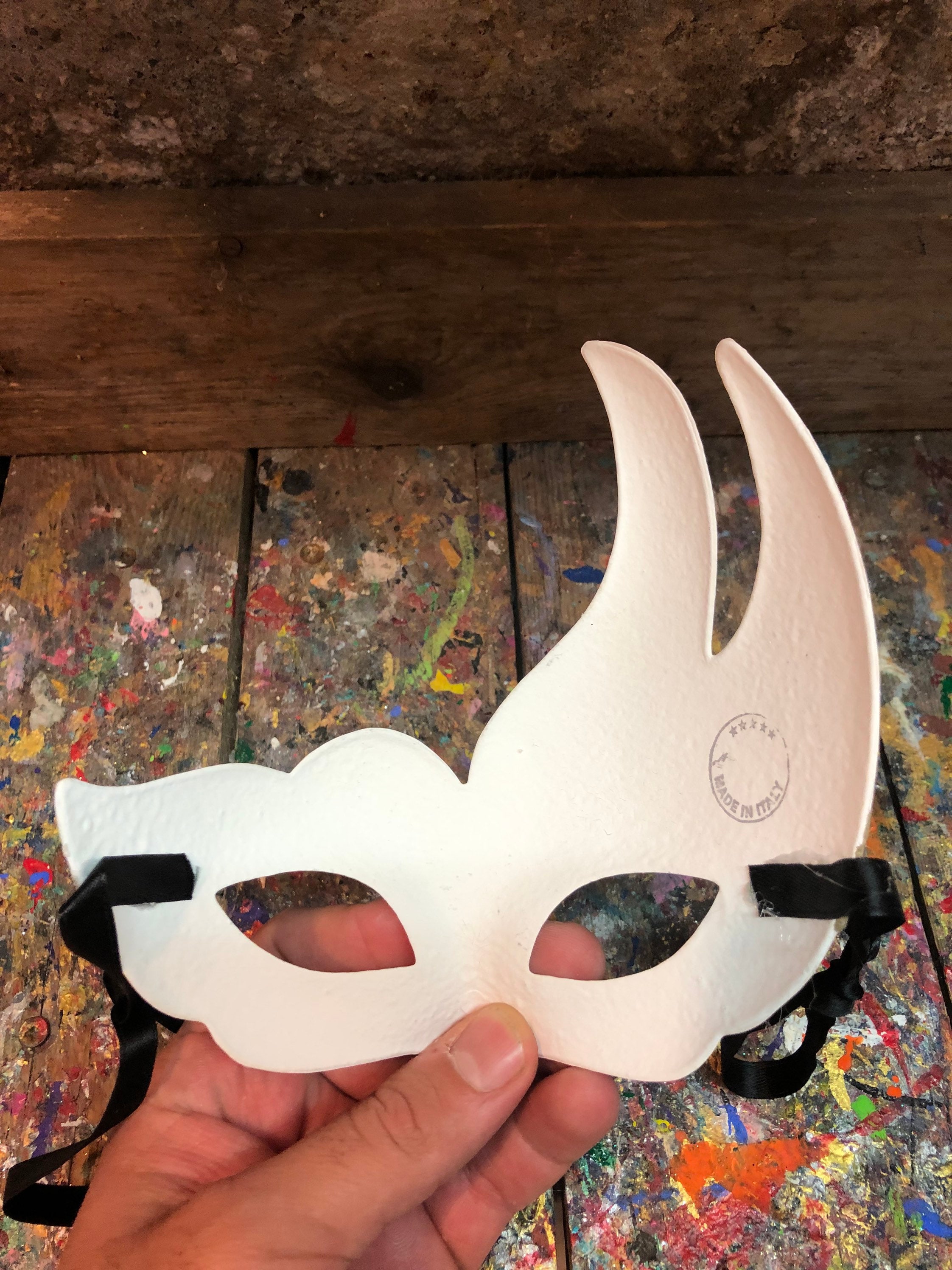 Ritte Masque Blanc, 10 Pièces Masque Facial, Masque de Peinture Décorer  Masque Blanc Masque Vintage Demi Masque Carnaval Vénitien Mascarade Masque  Mardi Gras : : Mode