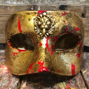 Original venezianische Maske, von erfahrenen Handwerkern handbemalt, perfekt für Karnevalspartys oder Bälle
