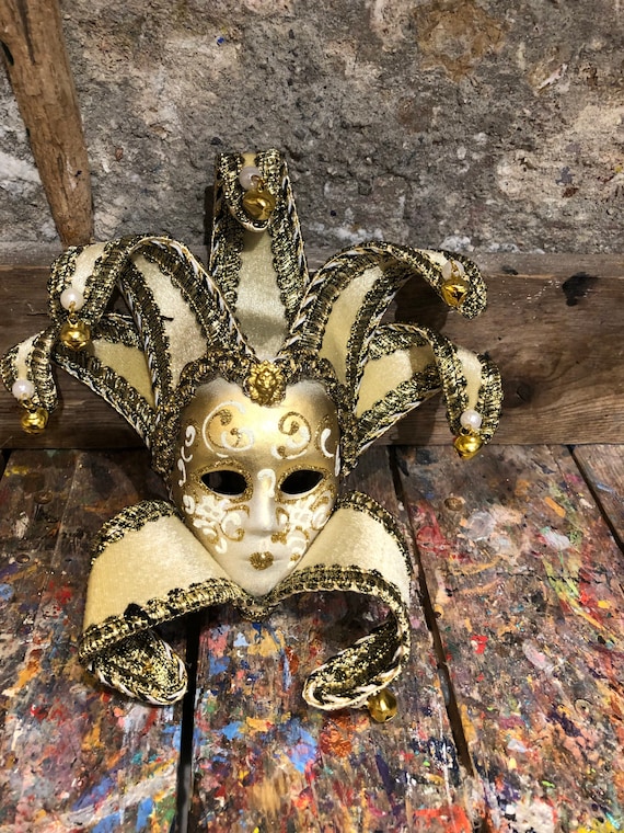 ベネチアンマスク(職人ハンドメイド品)　ベネチア マスカレードカーニバル用 ベネチアンマスク(職人ハンドメイド品) ベネチア マスカレード
