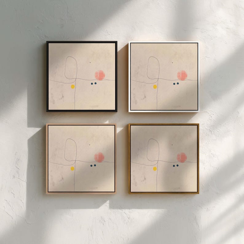 Wabi Sabi Wall Art, Japandi Abstract Canvas Print, Neutral Wall Art ...