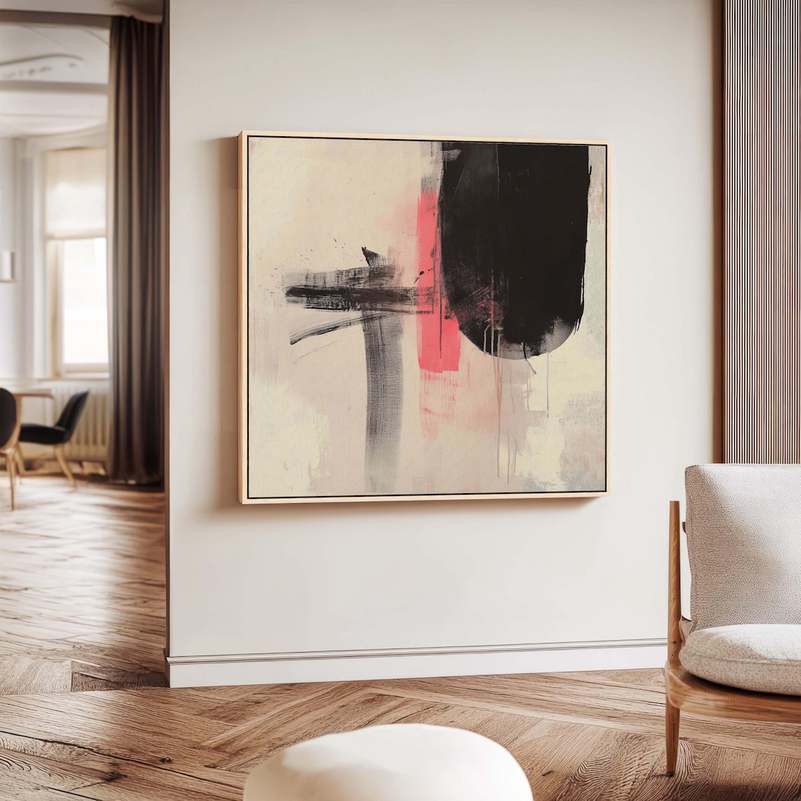 Wabi Sabi and Japandi Extra Large Wall Art, Canvas Print, Abstract Art ...
