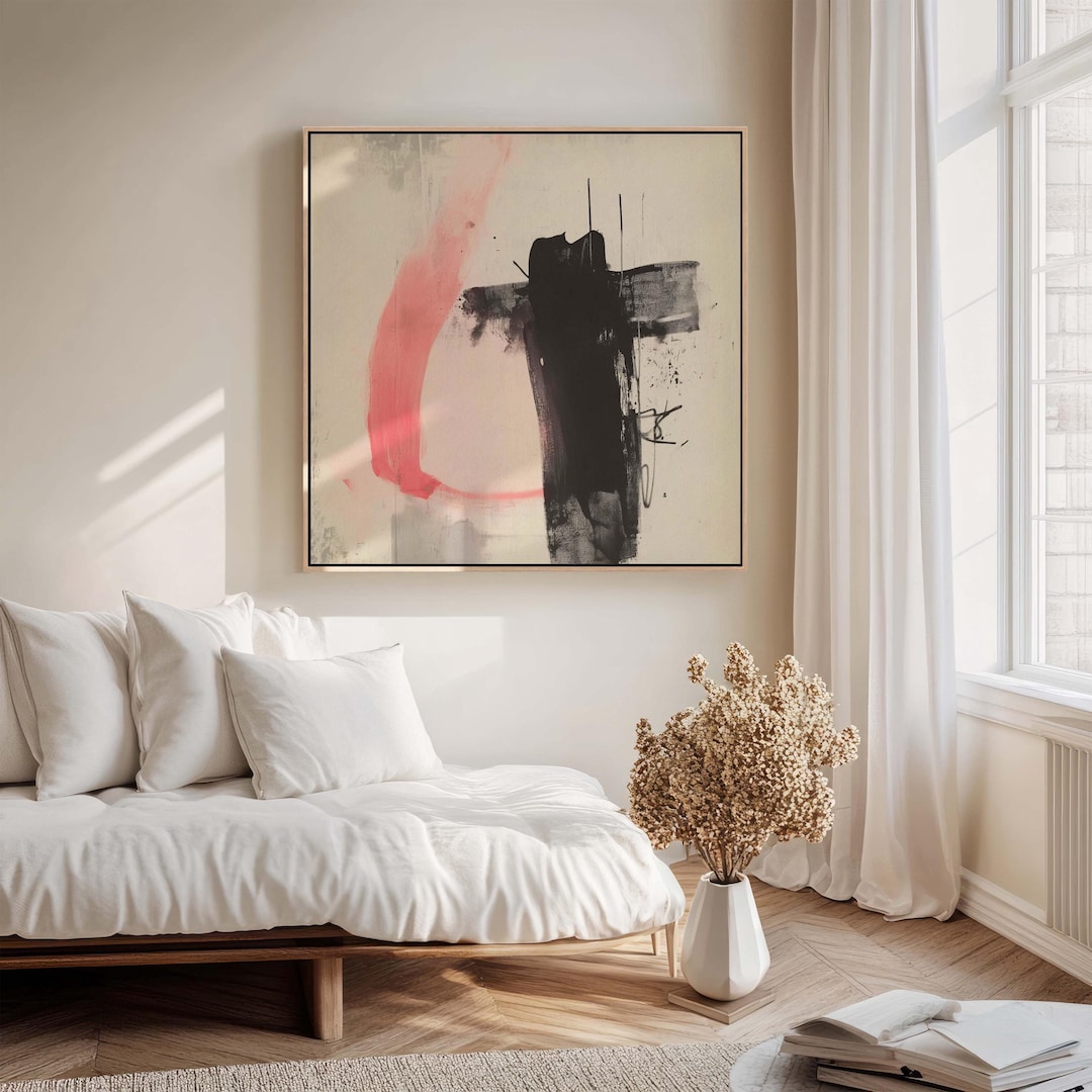 Wabi Sabi and Japandi Extra Large Wall Art, Canvas Print, Abstract Art ...
