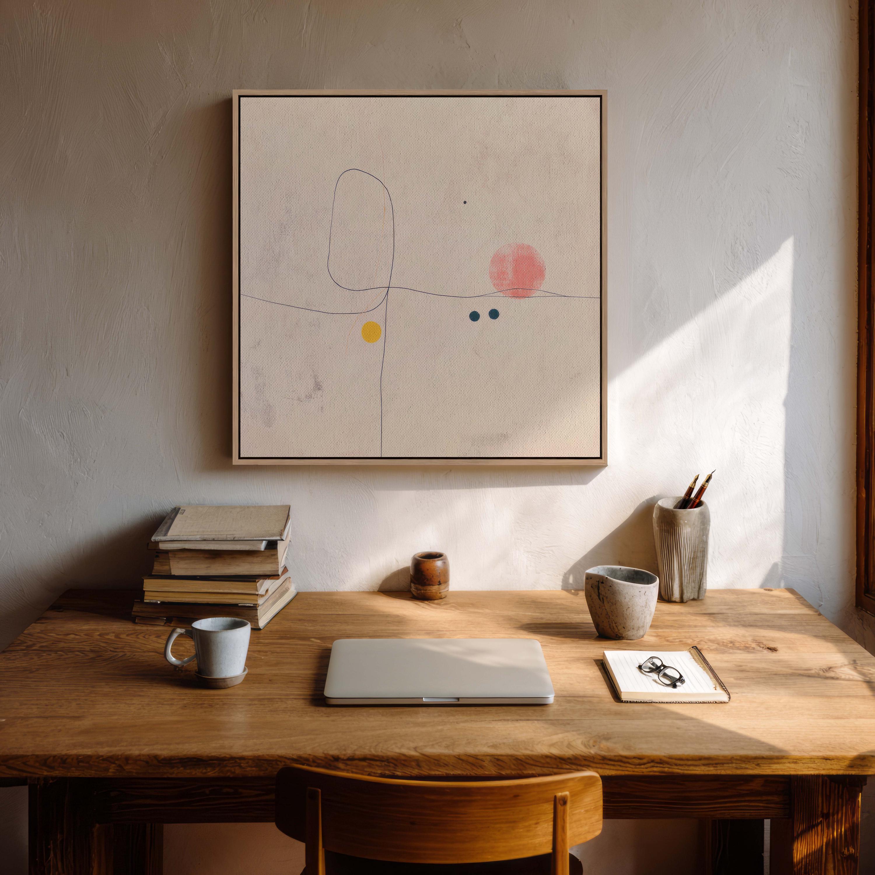 Wabi Sabi Wall Art, Japandi Abstract Canvas Print, Neutral Wall Art ...