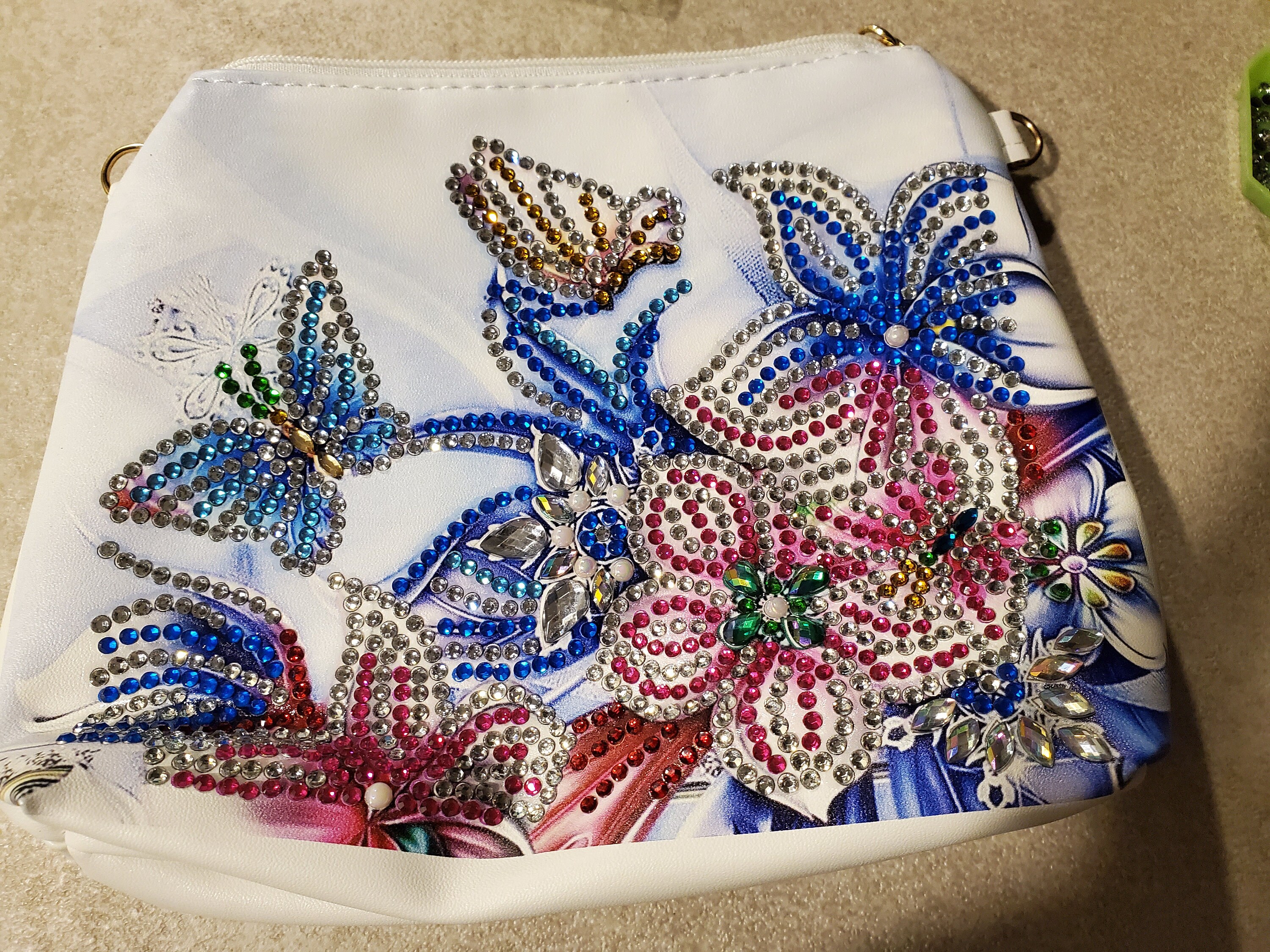 Formal purse diamond art crossover bag sparkle Etsy
