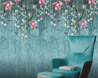 orchid wallpaper etsy